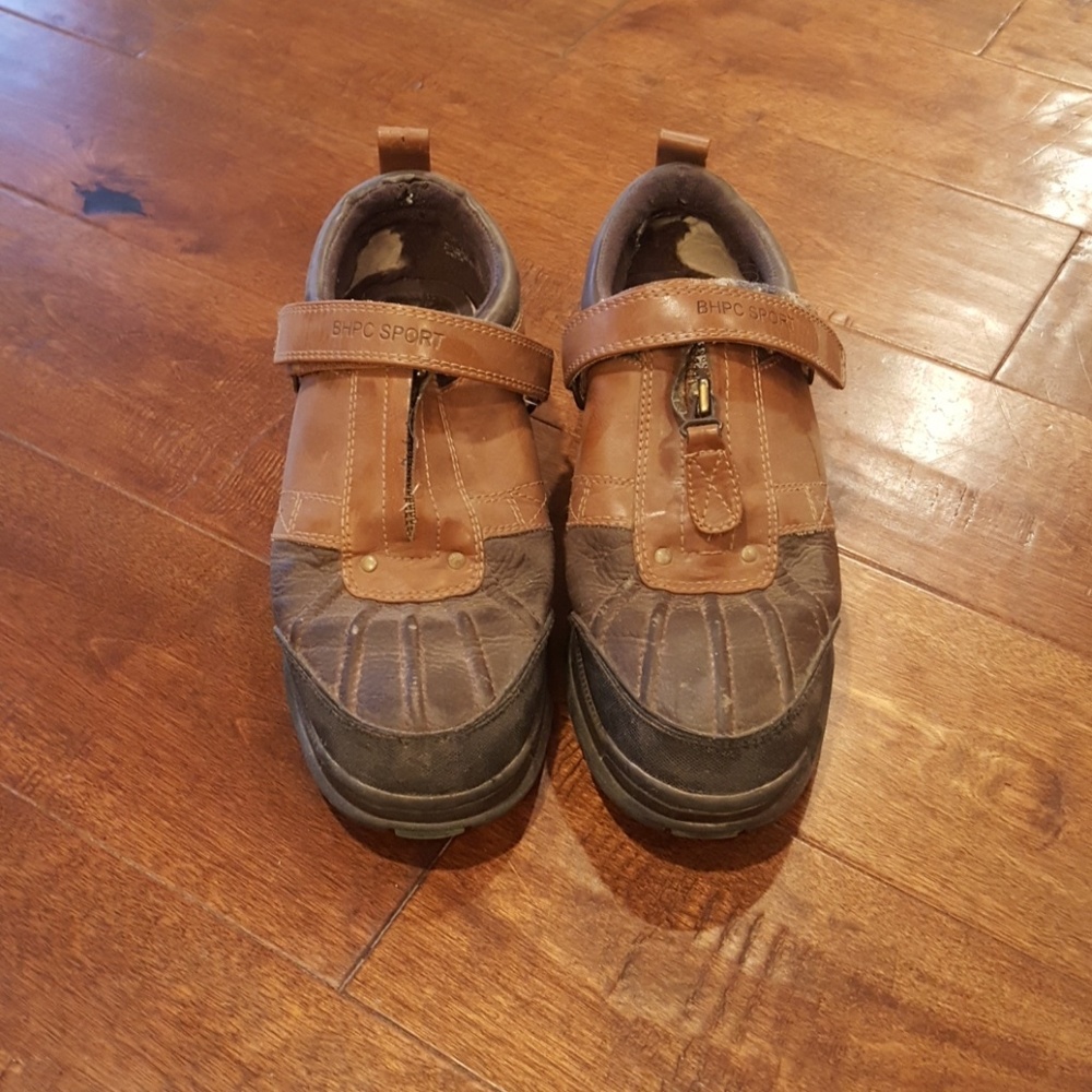 Great!! Size 7 1/2 zip strap polo boot. BHPC SPORT